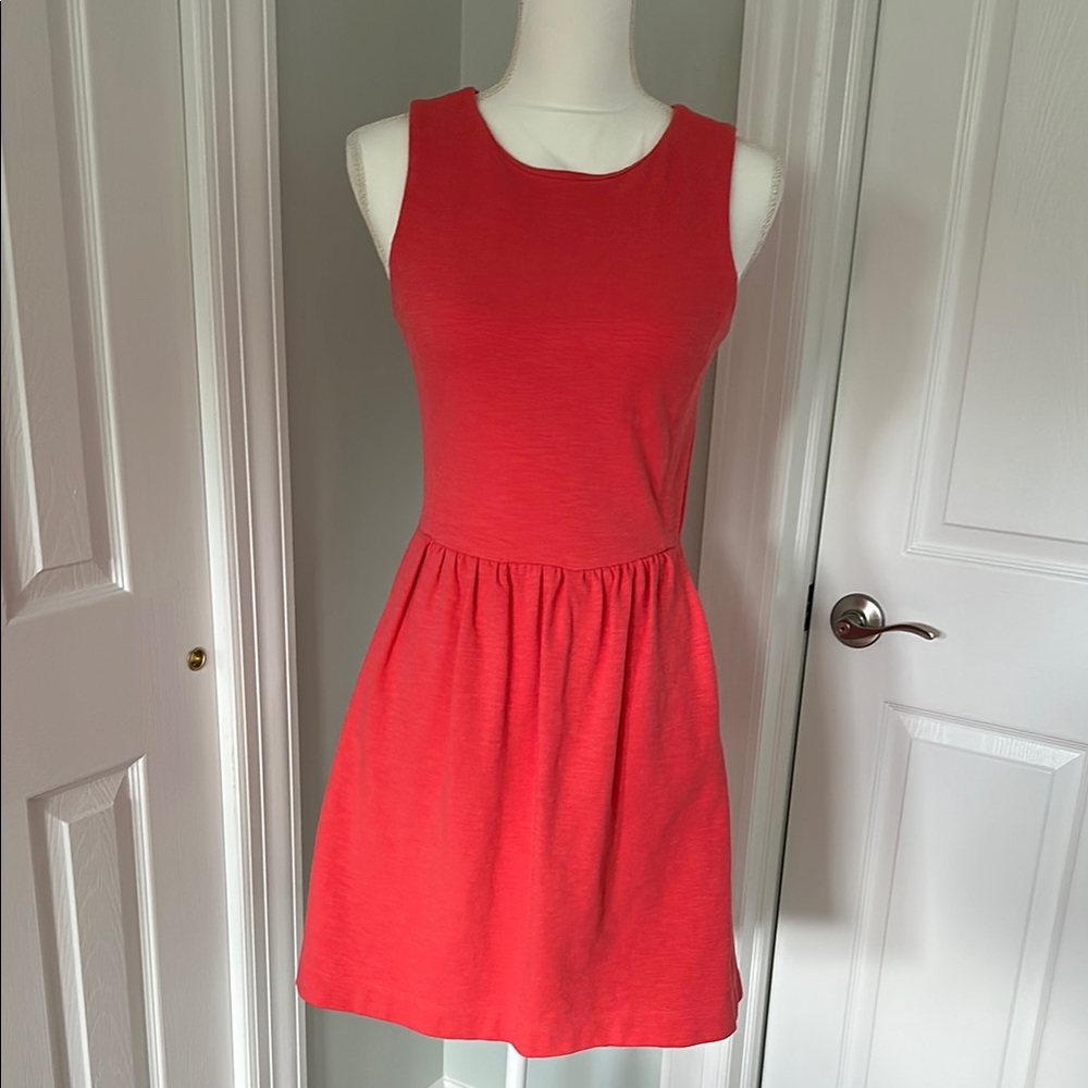 J. Crew Coral Sleeveless Sundress - X-small